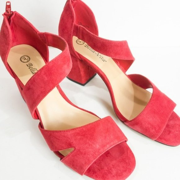 Bella Vita Korrine Block Heel Sandals-10W - Picture 8 of 10